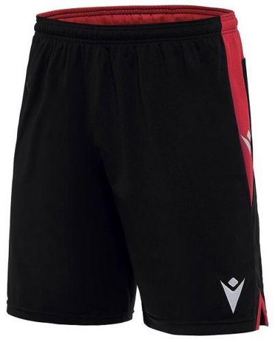 macron Fußball Short Tempel schwarz-rot