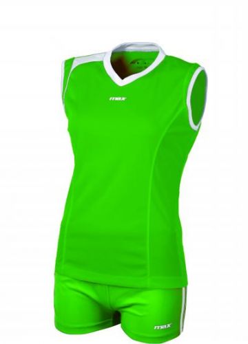 Max Sport Damen Volleyball Trikot Belluno grün-weiß