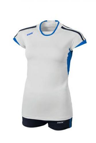 Max Sport Damen Volleyball Trikot Chieti weiß-blau