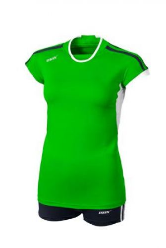 Max Sport Damen Volleyball Trikot Chieti grün-blau-weiß