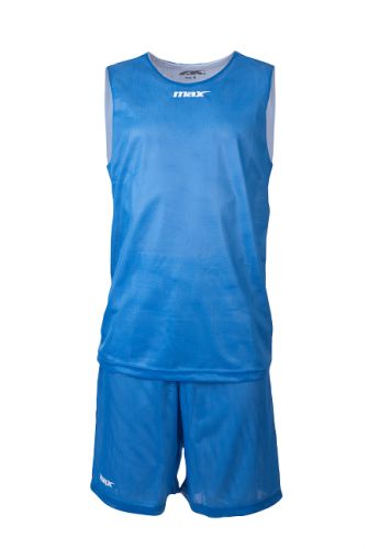 Max Sport Basketball Wendetrikot Double blau-weiß