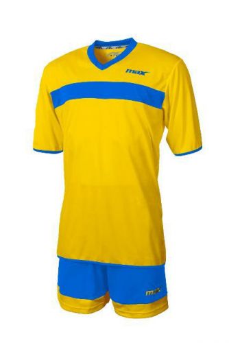 Max Sport Trikot Pro Sesto gelb-blau kurzarm