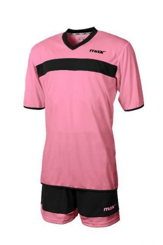 Max Sport Trikot Pro Sesto rosa-schwarz kurzarm