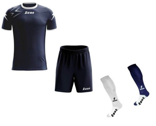 Zeus Trikot-Set Mida dunkelblau-weiß