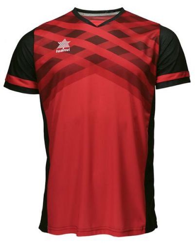 Luanvi Trikot Napoli rot-schwarz