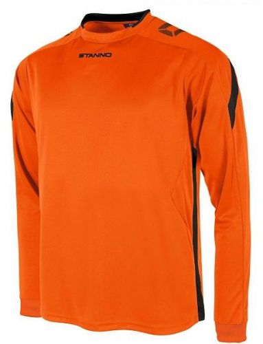 Stanno Langarmtrikot Drive orange-schwarz