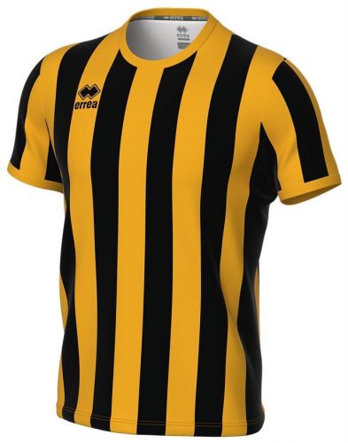 Errea Trikot Strip schwarz-amber gestreift