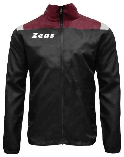 Zeus Regenjacke Vesuvio schwarz-weinrot