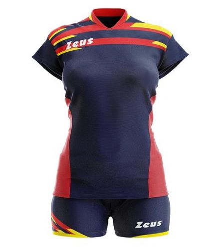 Zeus Damen Volleyball Trikot Itaca blau-rot-gelb