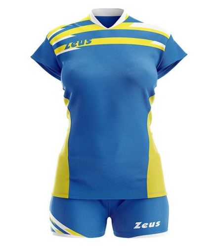 Zeus Damen Volleyball Trikot Itaca blau-gelb-weiß