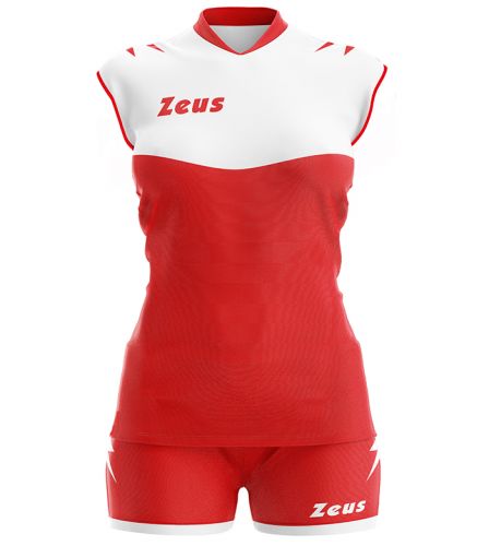 Zeus Damen Volleyball Trikot Sara rot-weiß