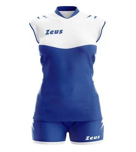 Zeus Damen Volleyball Trikot Sara blau-weiß