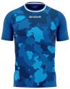 Givova Trikot Army blau-türkis camouflage