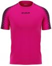 Givova Trikot Club pink-schwarz