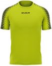 Givova Trikot Club neongelb-schwarz