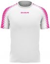 Givova Trikot Club weiß-fuchsia