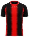 Givova Trikot Stripe schwarz-rot gestreift